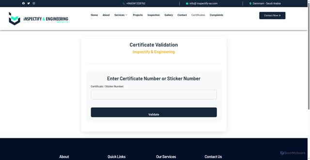 Security scan screenshot of https://inspectify-sa-com-sa-v91gp5w0o1.edgeone.app/inspectify-sa.com-.html