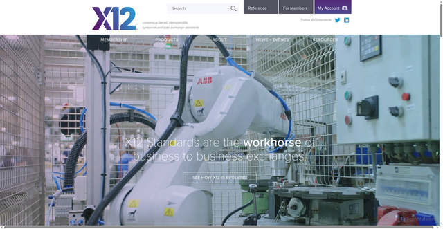 Security scan screenshot of https://x12.org