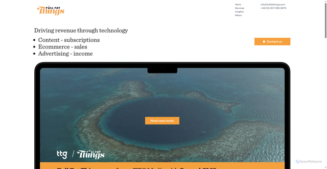 Security scan screenshot of https://fullfatthings.com