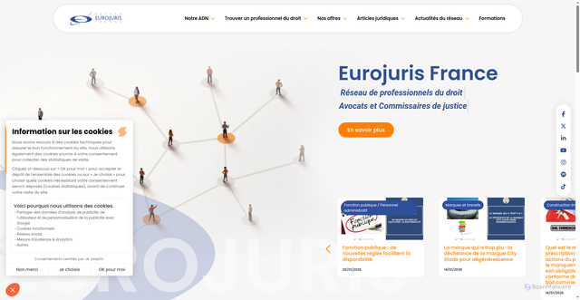 Security scan screenshot of https://www.eurojuris.fr