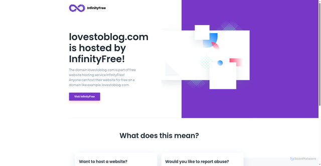Security scan screenshot of https://lovestoblog.com