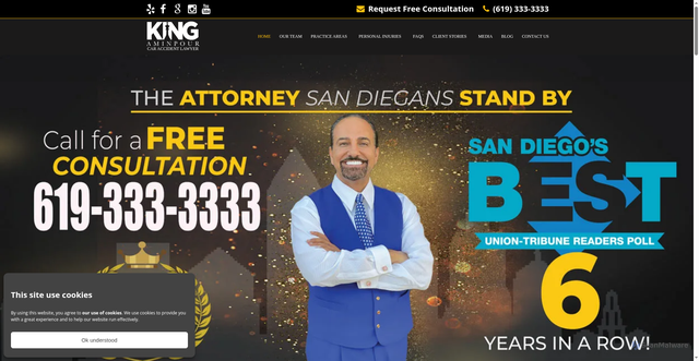 Security scan screenshot of https://www.yourlawoffice.com/