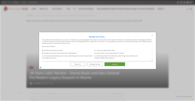 Security scan screenshot of https://discussingfilm.net/2025/06/18/28-years-later-review-danny-boyle/