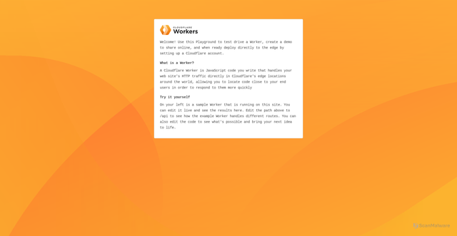 Security scan screenshot of https://worker2-bold-union-6731.ramzankupidonov.workers.dev/