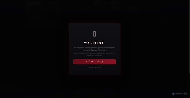 Security scan screenshot of https://gore.best/category/animal-attacks