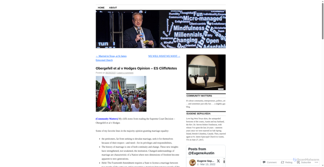 Security scan screenshot of https://communitymatters.biz/2015/06/29/obergefell-et-al-v-hodges-opinion-es-cliffsnotes/