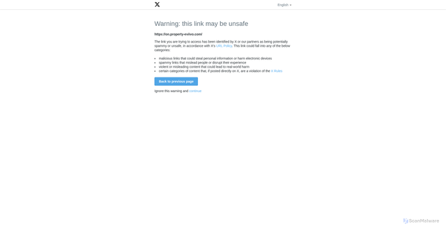 Security scan screenshot of https://t.co/TlwAiWDKD1