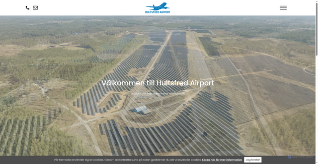 Security scan screenshot of https://hultsfredairport.se