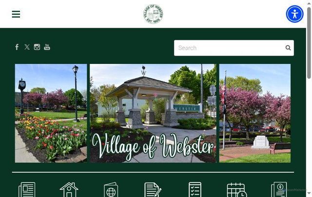 Security scan screenshot of https://www.villageofwebsterny.gov/