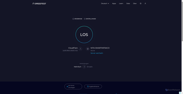 Security scan screenshot of https://lmyx.pages.dev/de