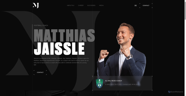 Security scan screenshot of https://matthias-jaissle.com/en/?fbclid=PAAaYL0aAi99T3I_d5DICq3g-CnZhpk3AmSalTcvF_UzA3J2yrXmTn2rLz7X0