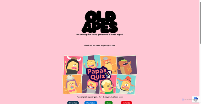 Security scan screenshot of https://oldapes.com