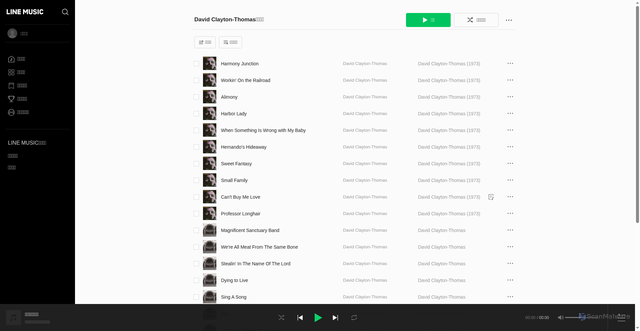 Security scan screenshot of https://music.line.me/webapp/artist/mi0000000019b13a06/tracks