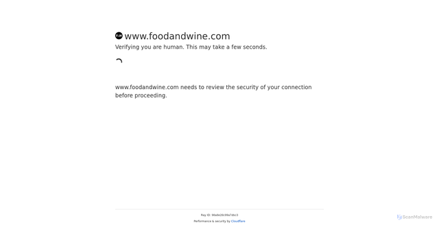 Security scan screenshot of https://www.foodandwine.com/arbys-steak-nuggets-11824593