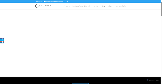 Security scan screenshot of https://rapportrelationships.com