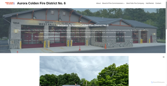 Security scan screenshot of https://acfd6ny.gov/