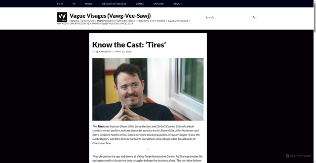 Security scan screenshot of https://vaguevisages.com/2024/05/30/tires-cast-netflix-characters/