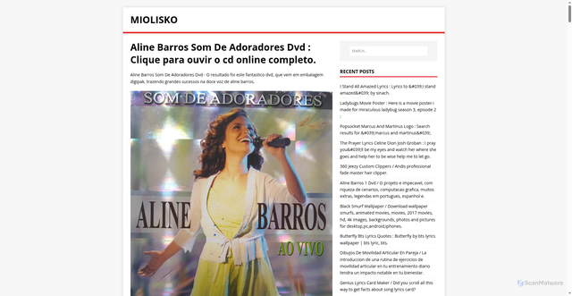 Security scan screenshot of https://quarksuz.pages.dev/posts/aline-barros-som-de-adoradores-dvd