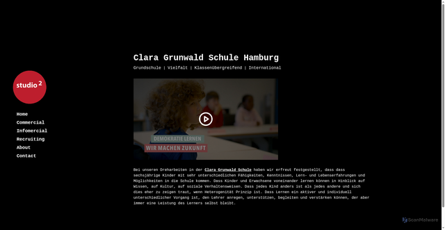 Security scan screenshot of https://studio2-cpp.pages.dev/projects/clara-grunwald-schule/