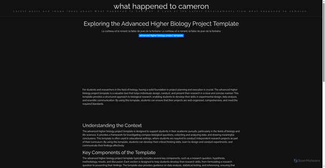 Security scan screenshot of https://lensacerdascorner-dpuv9krdmclz.edgeone.app/advanced-higher-biology-project-template.html