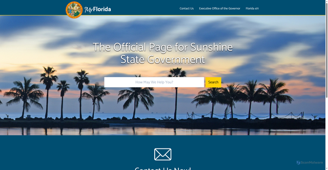 Security scan screenshot of https://www.myflorida.gov/