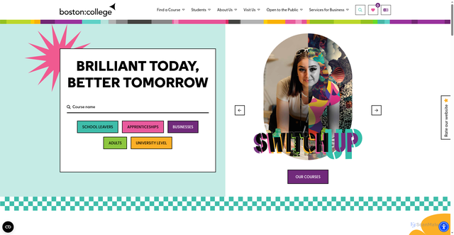 Security scan screenshot of https://www.boston.ac.uk/