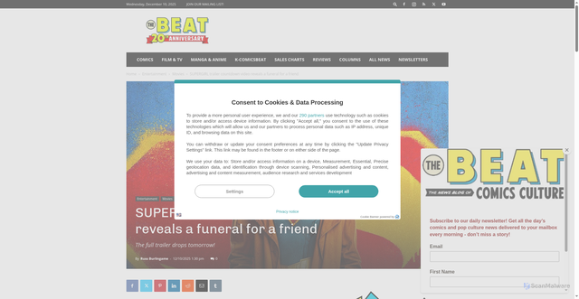 Security scan screenshot of https://www.comicsbeat.com/supergirl-trailer-countdown-video-reveals-a-funeral-for-a-friend/