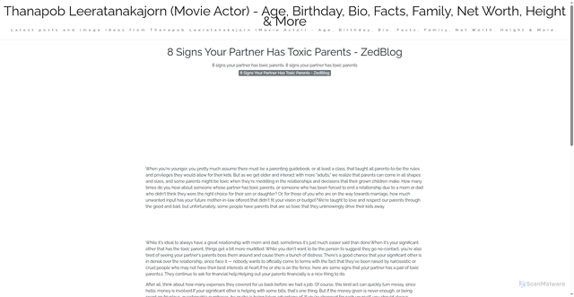 Security scan screenshot of https://wymoorgroupsitus-dpc3g2hkpvei.edgeone.app/8-signs-your-partner-has-toxic-parents-zedblog.html