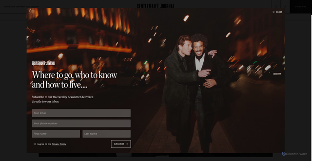 Security scan screenshot of https://www.thegentlemansjournal.com/article/true-story-how-sean-connery-became-james-bond-007/