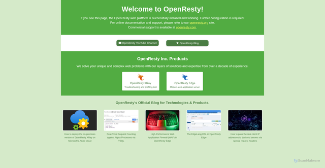 Security scan screenshot of https://clouddn.com