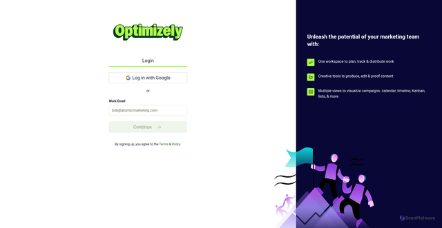 Security scan screenshot of https://ws.cmp.optimizely.com