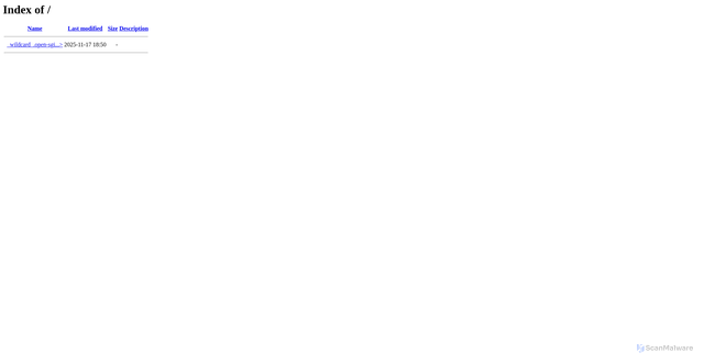 Security scan screenshot of https://open-sgi.org/