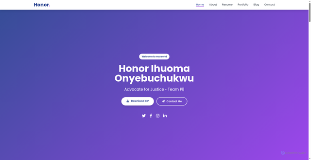 Security scan screenshot of https://honorcv-08ep7xbunq.edgeone.dev/