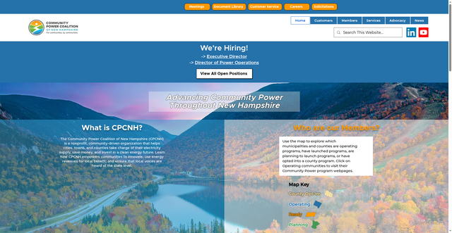 Security scan screenshot of https://www.communitypowernh.gov/