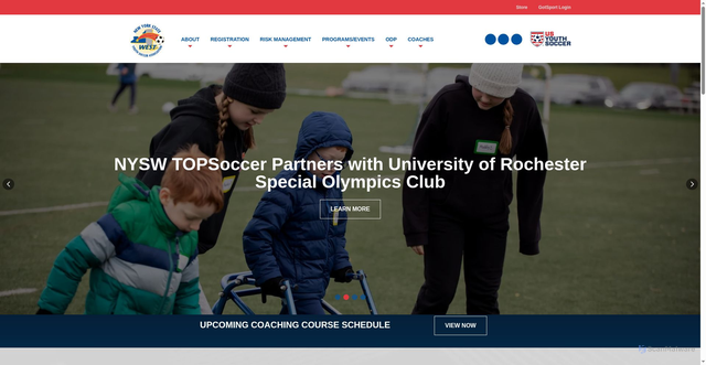 Security scan screenshot of https://www.nyswysa.org/