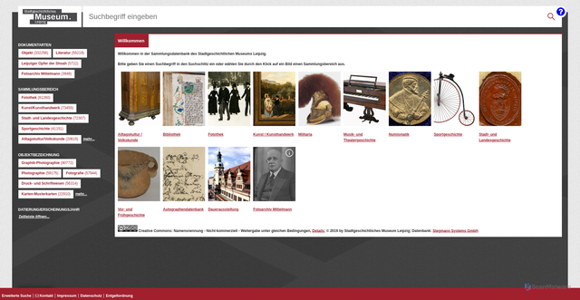 Security scan screenshot of https://www.stadtmuseum.leipzig.de