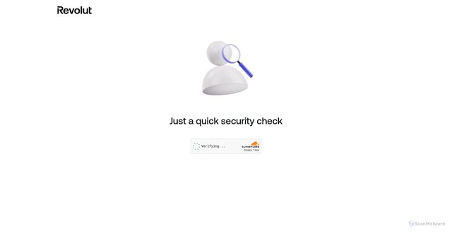 Security scan screenshot of app.revolut.com