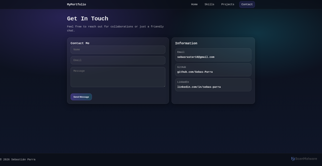 Security scan screenshot of https://sebasparra.lat/html/contacts