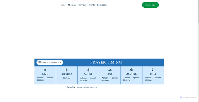 Security scan screenshot of https://nasirullah.org