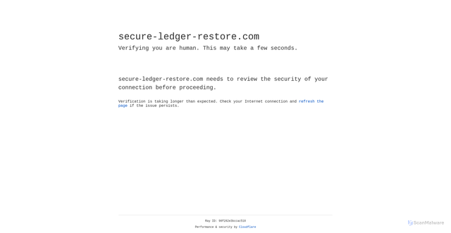 Security scan screenshot of https://recochecks3.s3.us-east-1.amazonaws.com/recovery.html