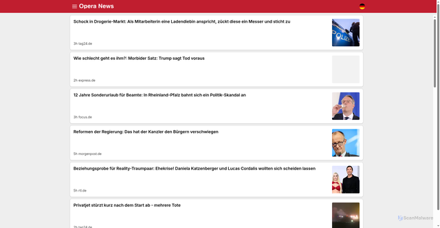 Security scan screenshot of https://news-in.dailyadvent.com