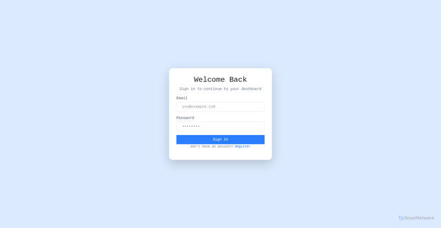 Security scan screenshot of http://admin-dashboard-ecx.pages.dev/