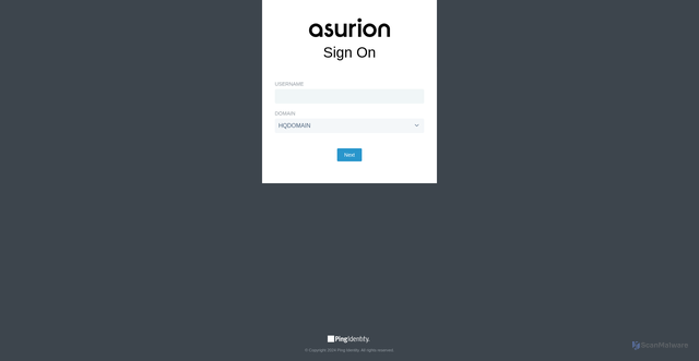 Security scan screenshot of https://ui.asurion.com