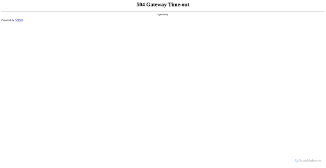 Security scan screenshot of https://apisix-1289717041.us-east-1.elb.amazonaws.com