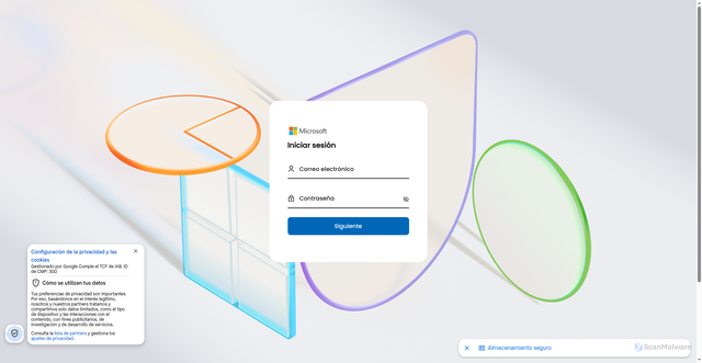 Security scan screenshot of https://system-webb.webcindario.com/