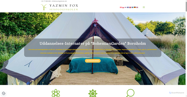 Security scan screenshot of https://bornholmbornholmbornholm.nu