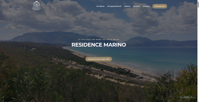 Security scan screenshot of https://www.residencemarino.it