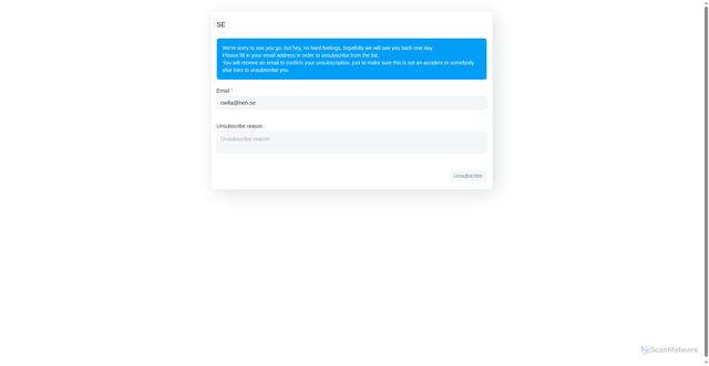 Security scan screenshot of https://grbetong.com/ap/latest/index.php/lists/mv283ffogd9e9/unsubscribe/xb977bk8on37c/hl5986w6r7020