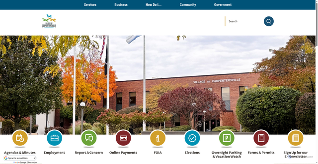 Security scan screenshot of https://www.cville.org/