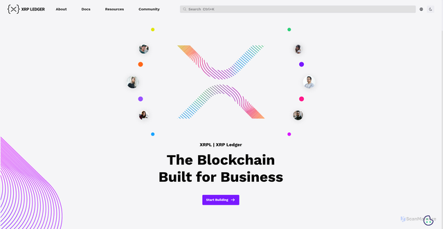Security scan screenshot of https://xrpl.org/